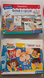 Puzzle Clementoni  e gioco  Montessori