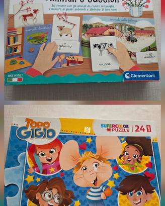 Puzzle Clementoni  e gioco  Montessori