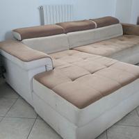 Divano letto con chaise longue