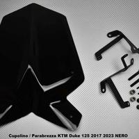 Cupolino / Parabrezza KTM Duke 125 2017 2023 NERO