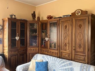 Soggiorno completo anni ‘60 in legno massello