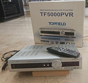 Decoder TF5000PVR Satellitare + RC e Scatola