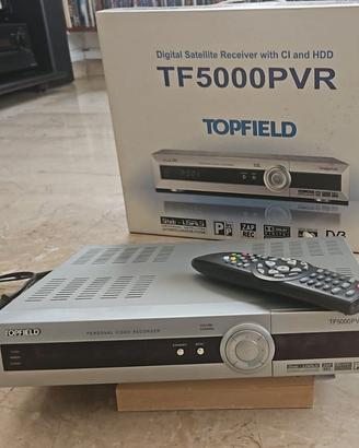 Decoder TF5000PVR Satellitare + RC e Scatola