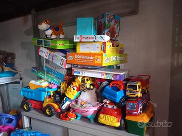 stoccaggio di giocattoli 