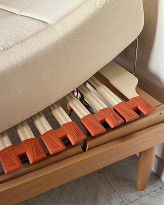 Letto elettrico con materasso tempur