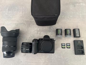 Panasonic Lumix S5IIX + Sigma 24-70 + Lumix 18-40
