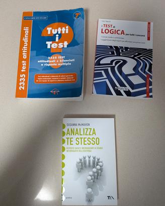 Libri test di logica e attitudinali 