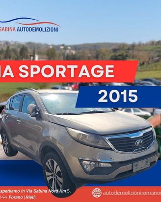 kia sportage 2015 ricambi usati vettura rottamata