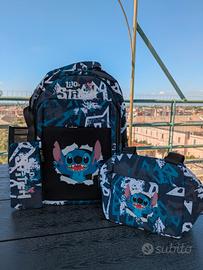 Set zaino da 3 pezzi a tema Disney Lilo & Stitch
