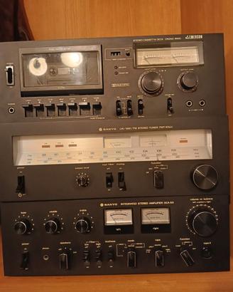 Impianto HIFI Sanyo + Emerson