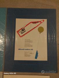 Pubblicità macchine da scrivere Olivetti Anni 50