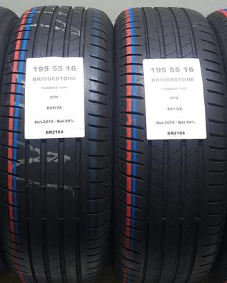 4 GOMME 195 55 16 BRIDGESTONE BR2184