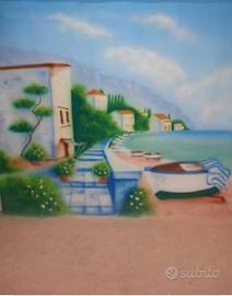 7 FONDALi fotografico IN STOFFA  1 PIROGRAFATO 6x3