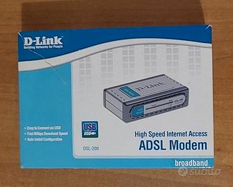 Modem ADSL D-LINK USB DSL-200 IN SCATOLA ORIGINALE