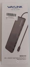 Docking Station Wavlink 12-in-1 USB-C 4K - NUOVA