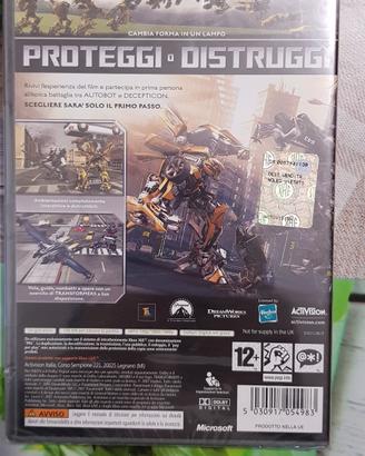  Xbox 360 Transformers the Game 
