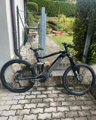 Bici elettrica biammortizzata