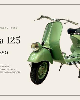 Vespa 125 "Faro Basso" – Pontedera, 1952