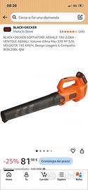 BLACK DECKER SOFFIATORE