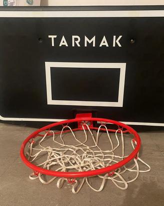 Canestro + tabellone + supporto muro