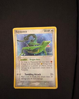 Rayquaza holo ex Deoxis