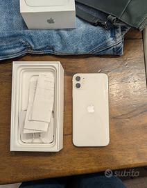iPhone 11 128Gb bianco tenuto benissimo 