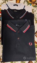 Polo Fred Perry uomo taglia L - 3 PEZZI