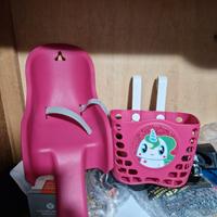 Cestino e portapeluche bici