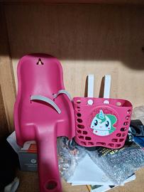 Cestino e portapeluche bici