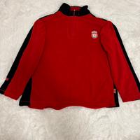 Felpa Pile Mezza Zip Liverpool FC Ufficiale Retro