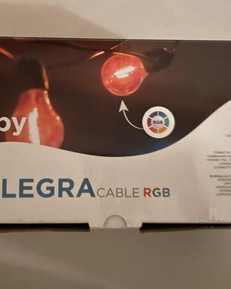Ghirlanda luci led RGB 8-16m telecomando esterno