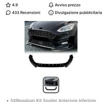 spoiler per Ford Fiesta 2018