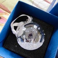 Palla pallina natalizia Swarovski