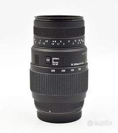 SIGMA 70-300 F4 5.6 DG MACRO ATTACCO SONY