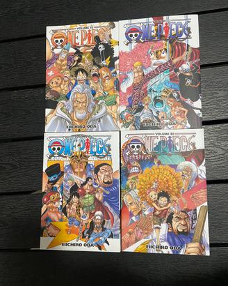 One Piece - Mini Lotto volumi 52, 73, 75, 80 + 97