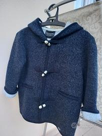 Cappotto Montgomery Giesswein lana bambina bambino