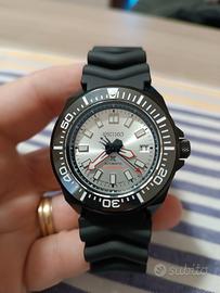 Seiko black diver samurai nh35 prospex