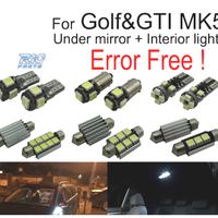 KIT 16 LAMPADE LED INTERNE PER VOLKSWAGEN VW GTI M