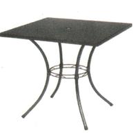 Tavolo acciaio smontabile colore grigio 60x60 cm