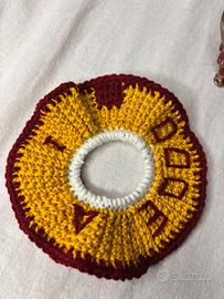 Elastico capelli scrunchies tema marvel uncinetto