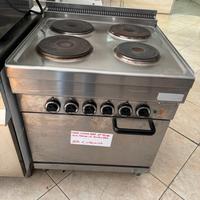 CUCINA ELETTRICA 4 PIASTE CON FORNO USATA