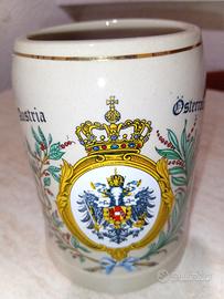 Boccale Birra Ceramica Vintage Austria 