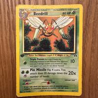 Beedrill 18/75 set neo discovery pokemon ita