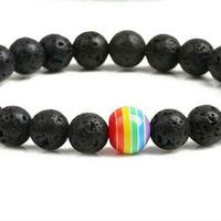 Braccialetti Reiki energetici con bandiera LGBTQ