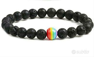 Braccialetti Reiki energetici con bandiera LGBTQ