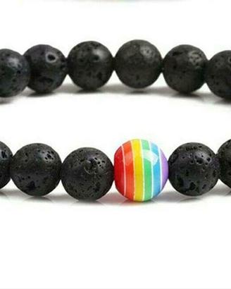 Braccialetti Reiki energetici con bandiera LGBTQ