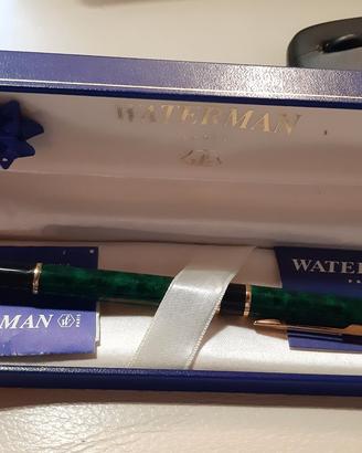 Penna stilografica waterman verde da collezione 