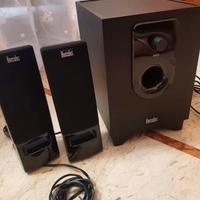 Casse con subwoofer+ webcam