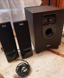 Casse con subwoofer+ webcam