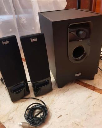 Casse con subwoofer+ webcam
